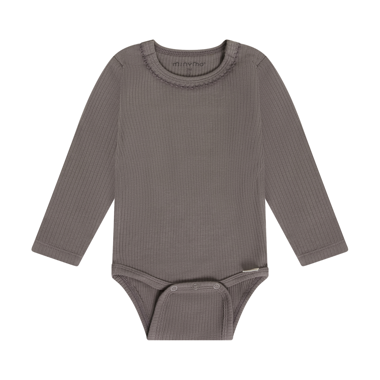 Body LS Rib - Plum Truffle
