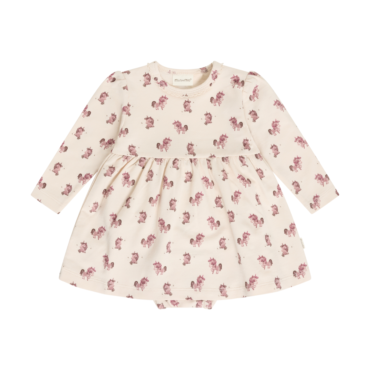 Body Dress LS AOP Sweat - Pink Tint