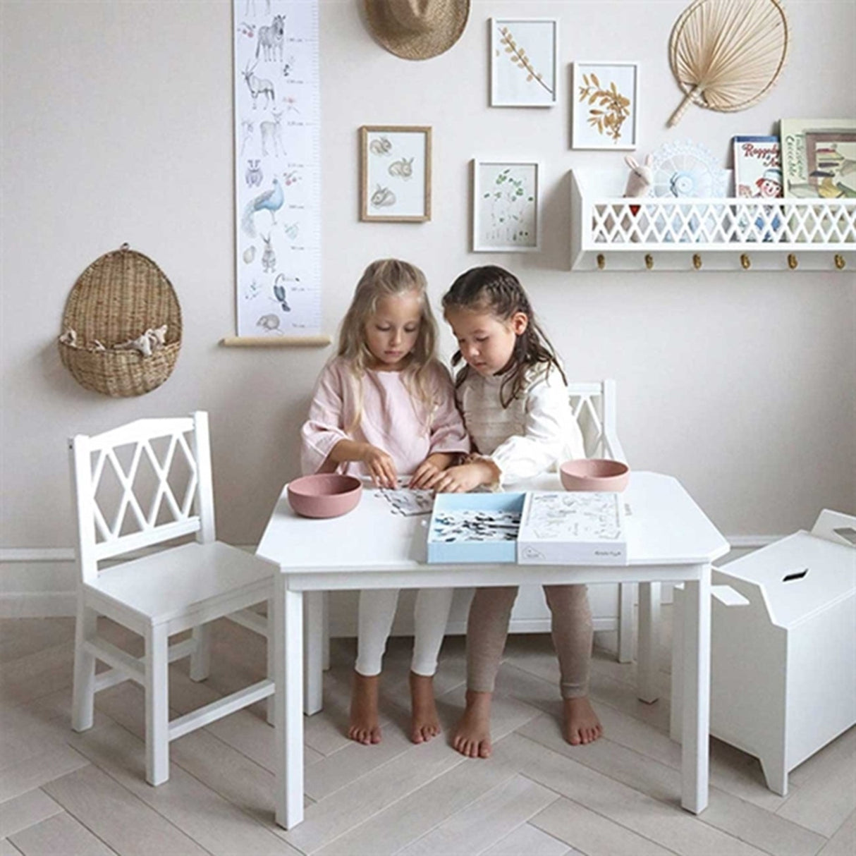 Cam Cam Copenhagen Harlequin Børnebord White