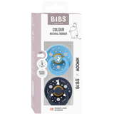 Bibs x Moomin Pacifier Colour 2 pack Good Night Latex Size 2 Breeze mix