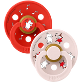 Bibs x Moomin Pacifier Colour 2 pack Dancing Latex Size 1 Candy Apple mix