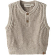 Lil'Atelier Oxford Tan Melange Nbmrokko Strik Vest Lil