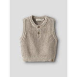 Lil'Atelier Oxford Tan Melange Nbmrokko Strik Vest Lil
