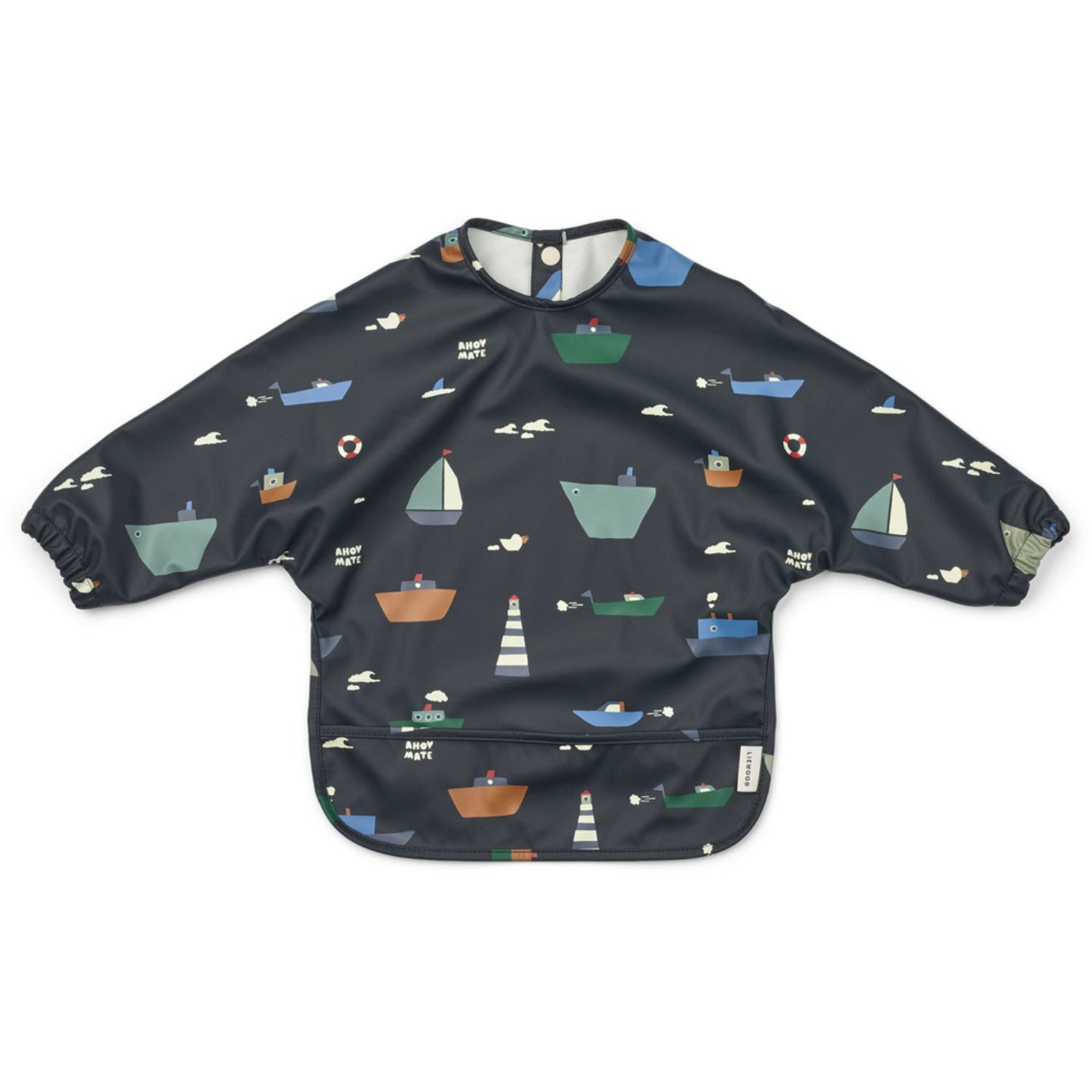 LIEWOOD Sailing / Classic Navy Merle Printed Forklæde