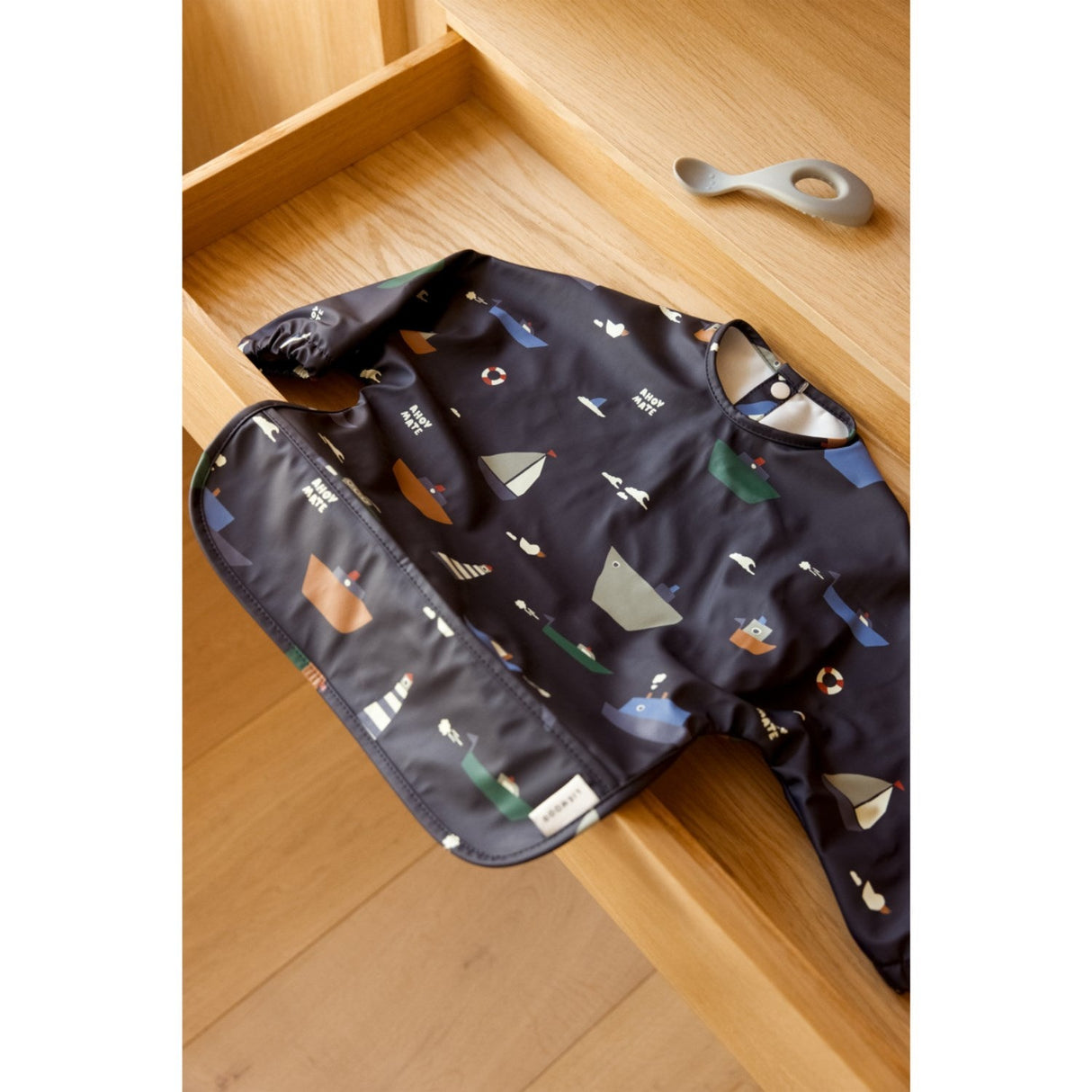 LIEWOOD Sailing / Classic Navy Merle Printed Forklæde