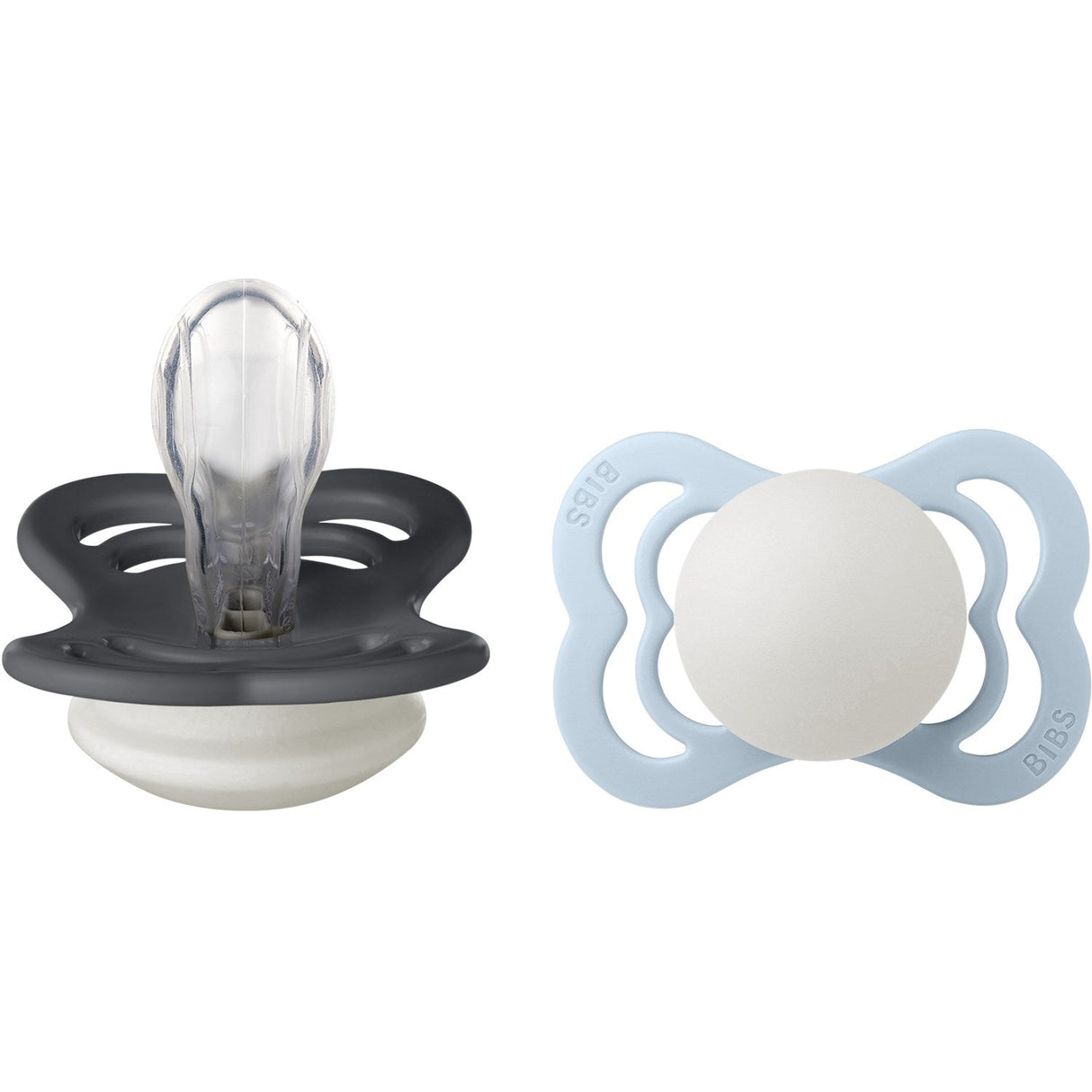 Bibs Iron Glow/Baby Blue Glow Sut Supreme 2-Pak Silikone