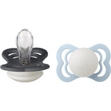 Bibs Iron Glow/Baby Blue Glow Sut Supreme 2-Pak Silikone