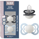 Bibs Iron Glow/Baby Blue Glow Sut Supreme 2-Pak Silikone
