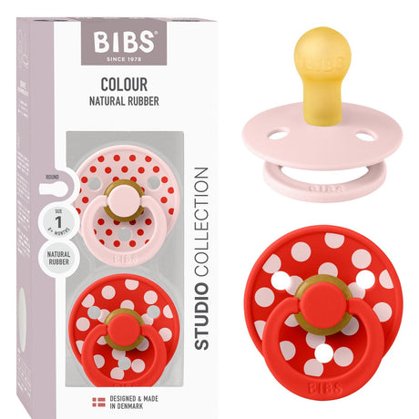 Bibs Blossom/Candy Apple Sut Studio Colour 2-Pak Polka Latex