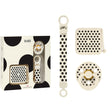 Bibs Ivory Black Gavesæt Polka Soothe & Go Latex