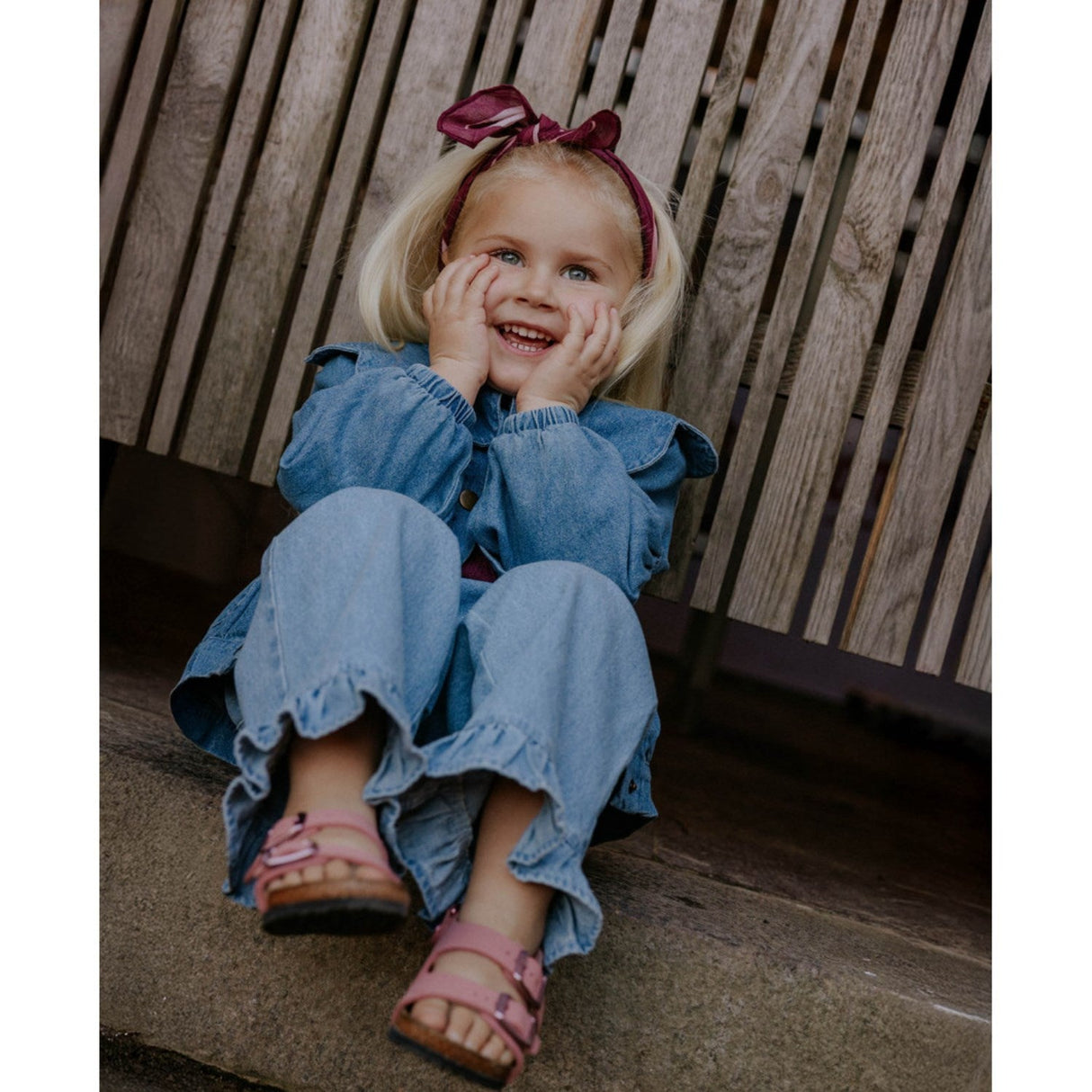 Fliink Medium Denim Blue Don Rose Bukser