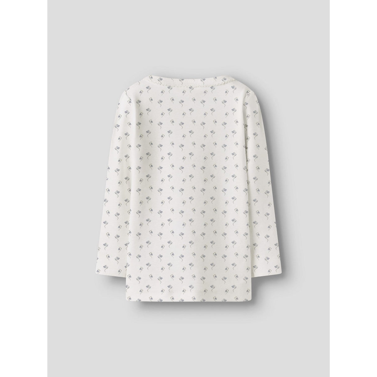 Lil'Atelier Coconut Milk Bell Flower Nmfgayo Sag Ls Slim Top Lil