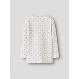 Lil'Atelier Coconut Milk Bell Flower Nmfgayo Sag Ls Slim Top Lil