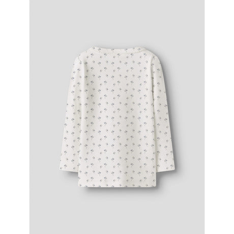 Lil'Atelier Coconut Milk Bell Flower Nmfgayo Sag Ls Slim Top Lil