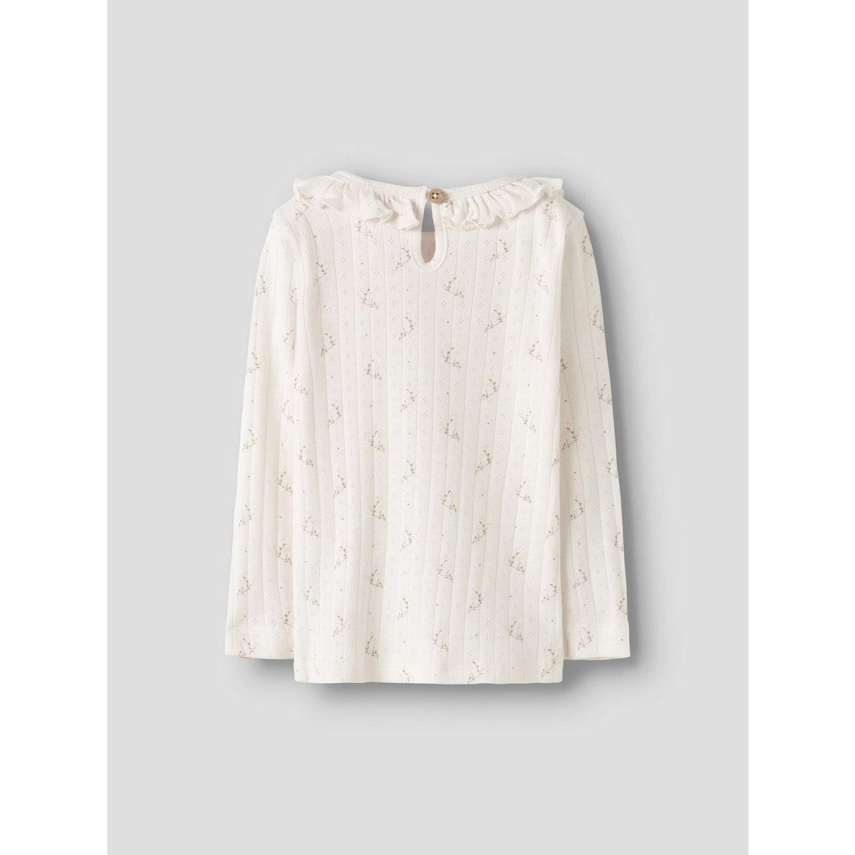 Lil'Atelier Coconut Milk Flower Nmfrachello Ria Ls Slim Top Lil