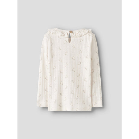 Lil'Atelier Coconut Milk Flower Nmfrachello Ria Ls Slim Top Lil