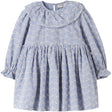 Lil'Atelier Zen Blue Nmftessie Ls Loose Kjole Lil