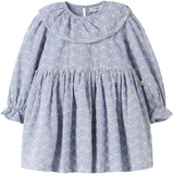 Lil'Atelier Zen Blue Nmftessie Ls Loose Kjole Lil