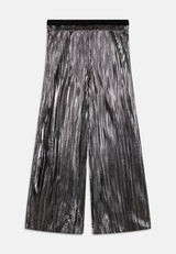 Name it NKFRITALLICA WIDE PANT - Bukser - silver colour