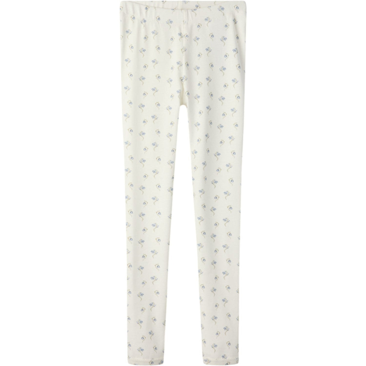 Lil'Atelier Coconut Milk Bell Flower Nmfgayo Sag Slim Leggings Lil