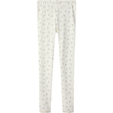 Lil'Atelier Coconut Milk Bell Flower Nmfgayo Sag Slim Leggings Lil