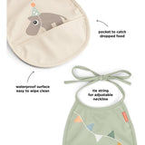 DonebyDeer Celebration Sand Mini Hagesmæk Med Lomme 2-Pak