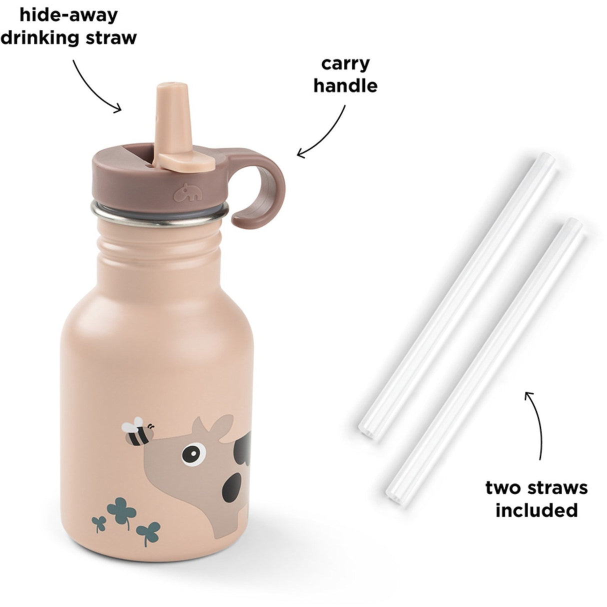 DonebyDeer Tiny Farm Powder Flaske Rustfrit Stål 350 Ml