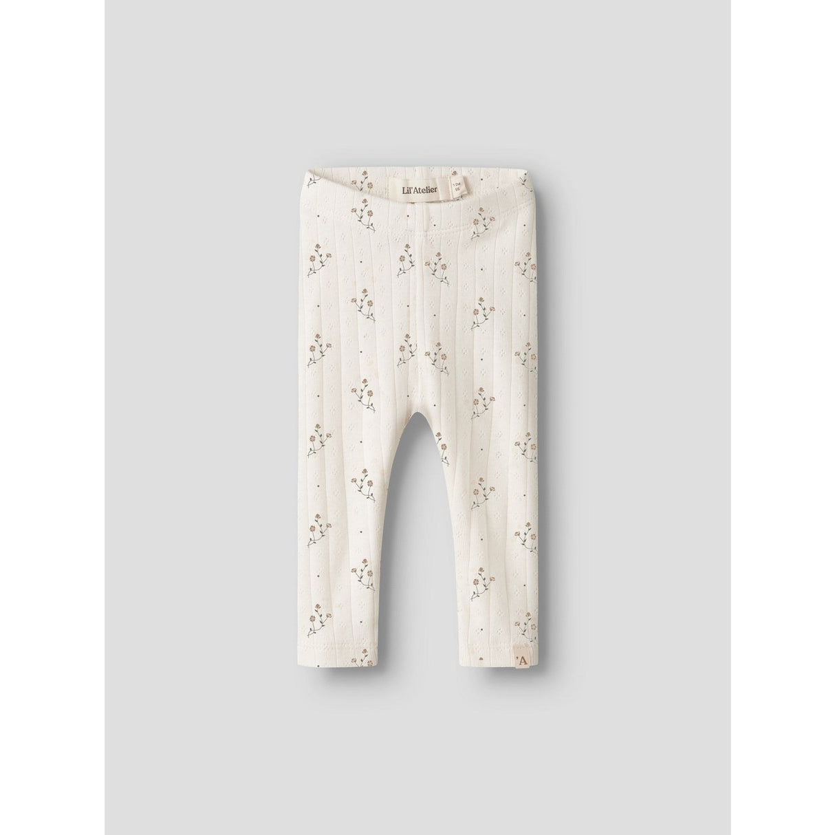 Lil'Atelier Coconut Milk Flower Nbfrachello Ria Slim Leggings Lil