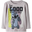 Name It Lilac Marble Nmfdiana Stitch Ls Top Box Noos Wdi