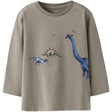Name It Vintage Khaki Nmmbart Ls Nreg Top Box