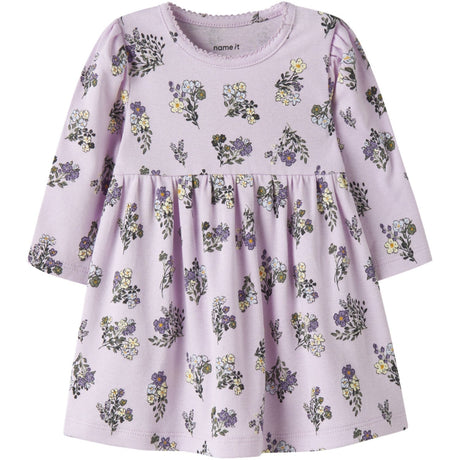 Name It Lavender Fog Nbfdoritta Ls Kjole