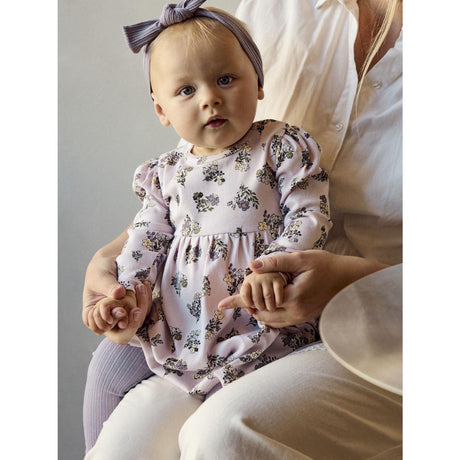 Name It Lavender Fog Nbfdoritta Ls Kjole