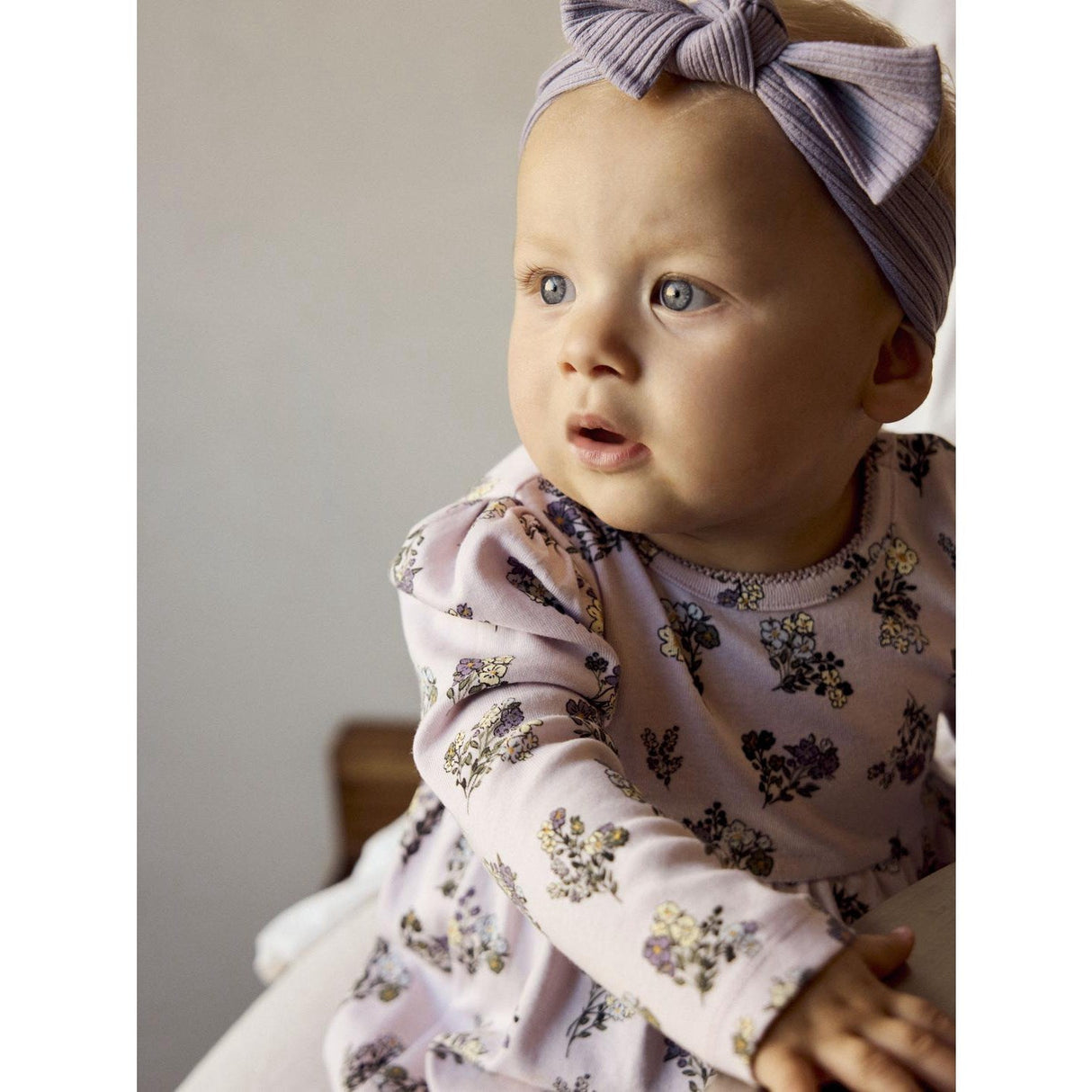 Name It Lavender Fog Nbfdoritta Ls Kjole