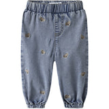 Name It Medium Blue Denim Nbmben Baggy R Emb Jeans 4816-Yb B