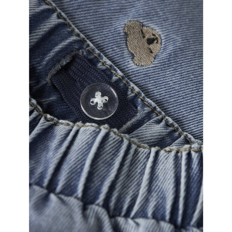 Name It Medium Blue Denim Nbmben Baggy R Emb Jeans 4816-Yb B