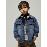 Name It Medium Blue Denim Nmmblue Oz Dnm Ls Skjorte 6677-Ov B