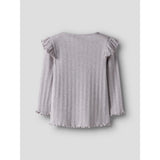 Name It Lilac Marble Melange Nmfblitta Ls Xsl Top