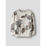 Name It Peyote Melange Nmmthorne Ls Nreg Sweat Bru Box