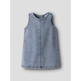 Name It Medium Blue Denim Nmfamelia Sl Dnm Kjole 2188-Gy T