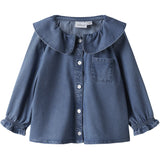 Name It Medium Blue Denim Nmfsophy Ls Dnm Skjorte 2533-Yb T
