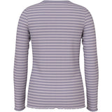 Name It Lavender Gray Lilac Marble Stripe Nmfvemma Ls Slim Top