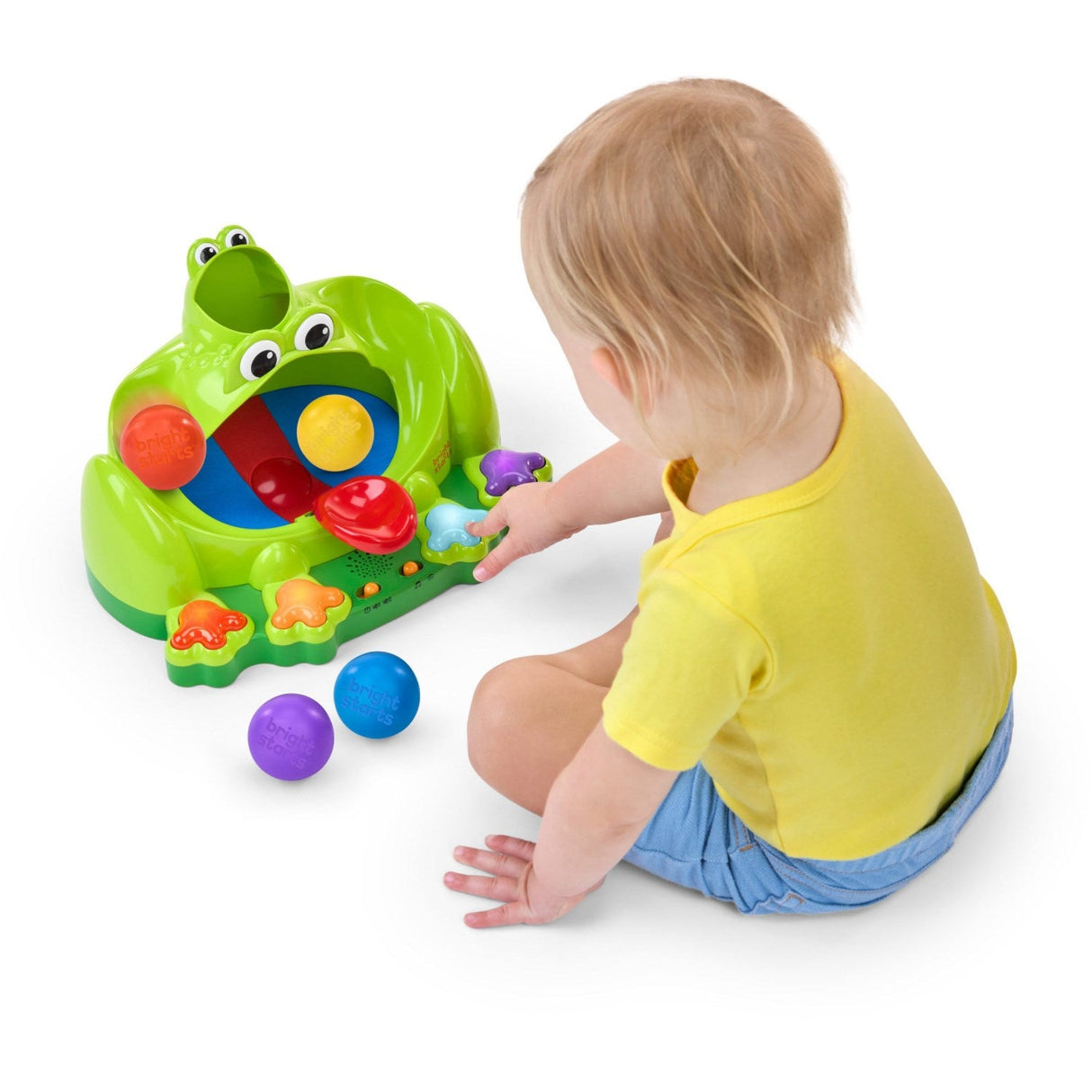 Bright Starts Poppin' Bold Frog™ Bold Play Legetøj