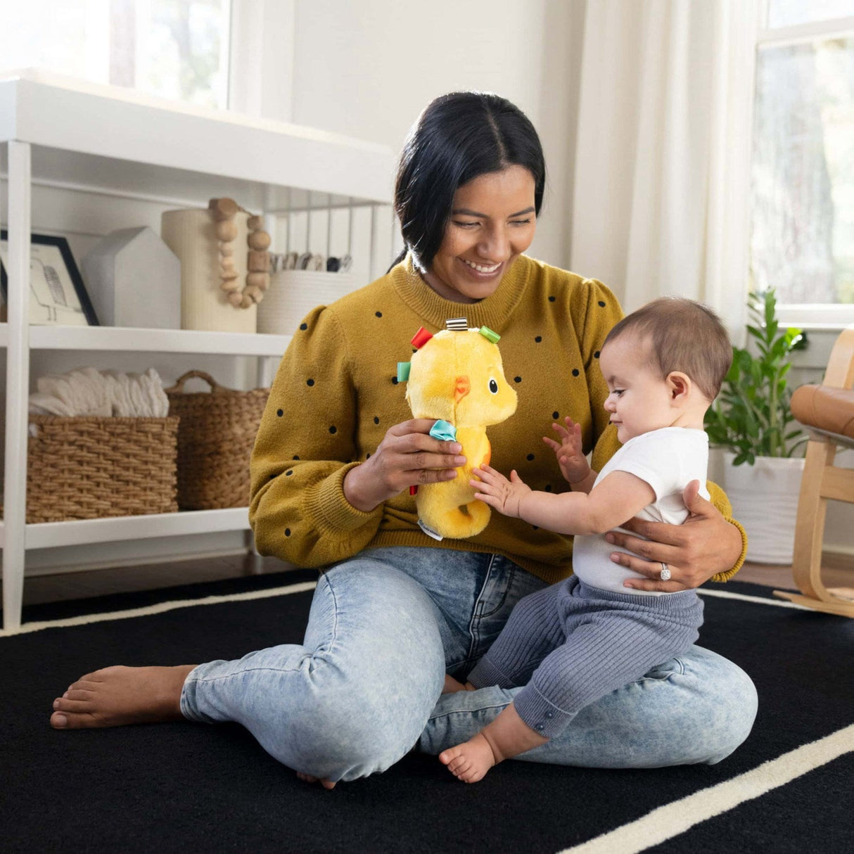 Baby Einstein Yellow Sea Dreams Seahorse™ Plys Soother