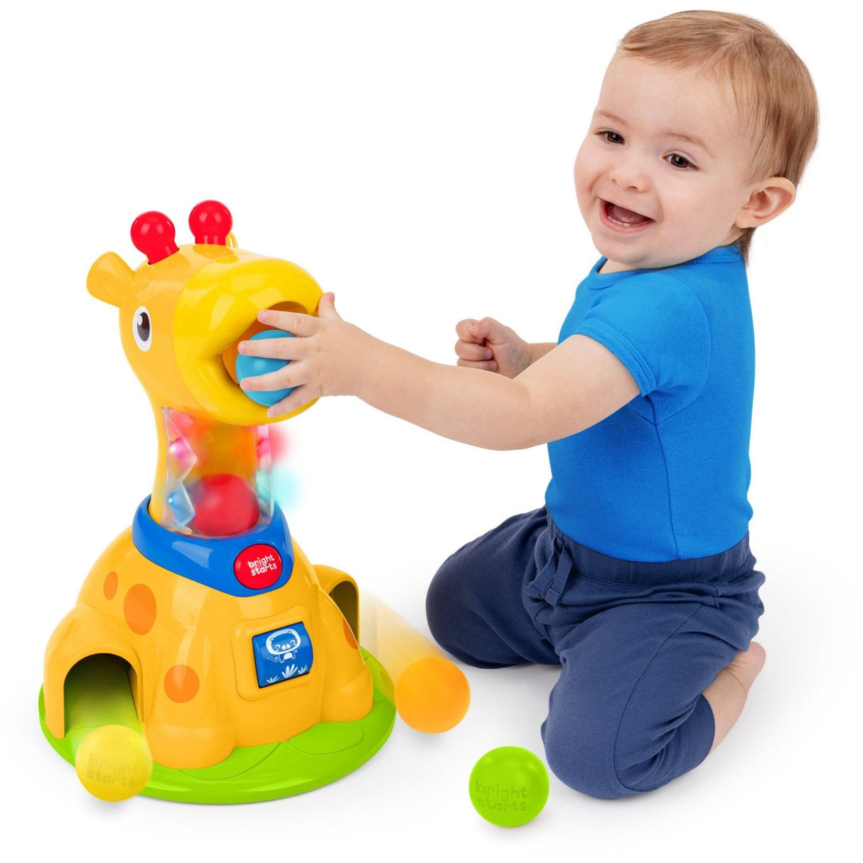 Bright Starts Spinnin’ Spots Giraffe™ Bold Play Legetøj