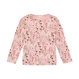 Minymo Langærmet Bluse med blomster 124244