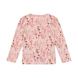 Minymo Langærmet Bluse med blomster 124244