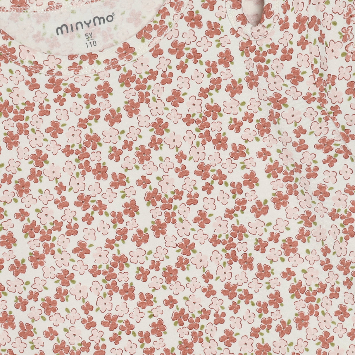 Minymo T-shirt med blomster 124305