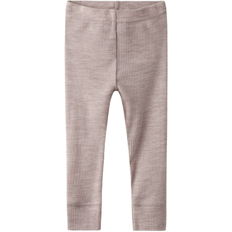 Name It Shadow Gray Nbnwax Uld Rib Leggings Noos