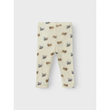 Lil'Atelier Turtledove Melange Nbmnalu Wo/Mo Slim Leggings Lil Noos