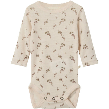 Lil'Atelier Morganite Berry Nbfnoel Nia Uld Ls Slim Body Lil Noos